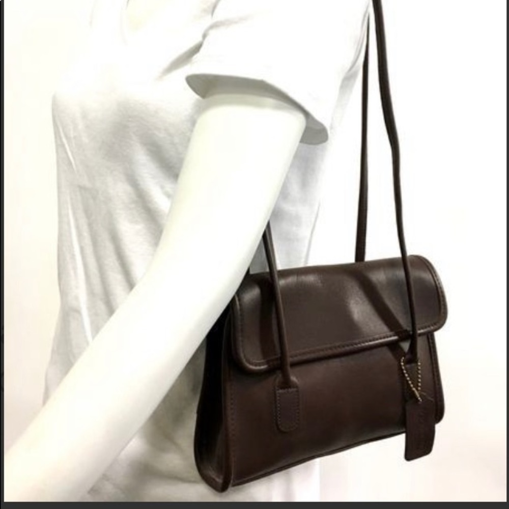 Authentic Vintage Brown Coach shoulder bag
